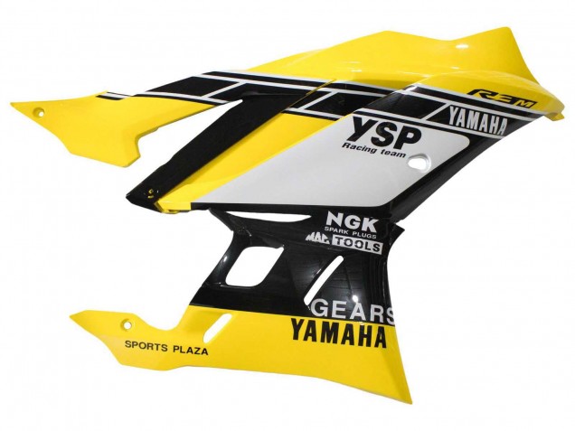 Carena Moto Yamaha YZF R3/R25 2019-2021 - Giallo Bianco Nero Banda