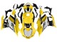 Carena Moto Yamaha YZF R3/R25 2019-2021 - Giallo Bianco Nero Banda