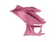 Carena Moto Yamaha YZF R3/R25 2022-2024 - Rosa Nero