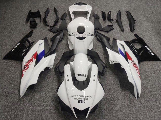 Carena Moto Yamaha YZF R3/R25 2022-2024 - Bianco Rosso Blu Nero 1919