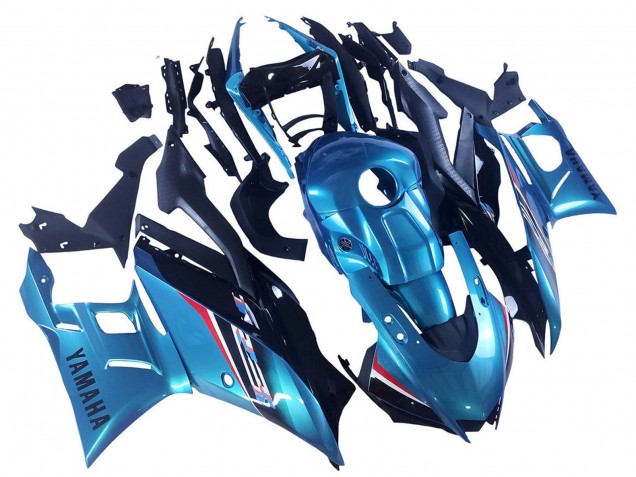 Carena Moto Yamaha YZF R3/R25 2022-2024 - Blu Bianco Rosso Nero