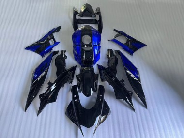 Carena Moto Yamaha YZF R3/R25 2022-2024 - Blu Nero Lucido Fabbrica