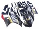 Carena Moto Yamaha YZF R3/R25 2022-2024 - Nero Fibra di Carbonio Stile Oro Rosso ABBOT