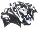 Carena Moto Yamaha YZF R3/R25 2022-2024 - Nero Fibra di Carbonio Stile Argento Blu
