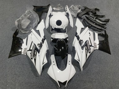 Carena Moto Yamaha YZF R3/R25 2022-2024 - Bianco Nero Lucido Fabbrica