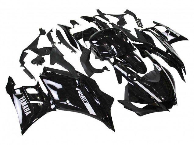 Carena Moto Yamaha YZF R3/R25 2022-2024 - Nero Lucido