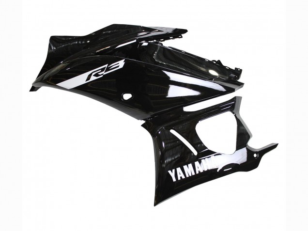 Carena Moto Yamaha YZF R3/R25 2022-2024 - Nero Lucido