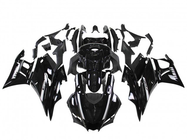 Carena Moto Yamaha YZF R3/R25 2022-2024 - Nero Lucido