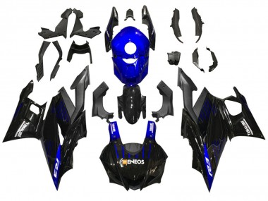 Carena Moto Yamaha YZF R3/R25 2022-2024 - Blu Nero ENEOS Yamalube Fabbrica