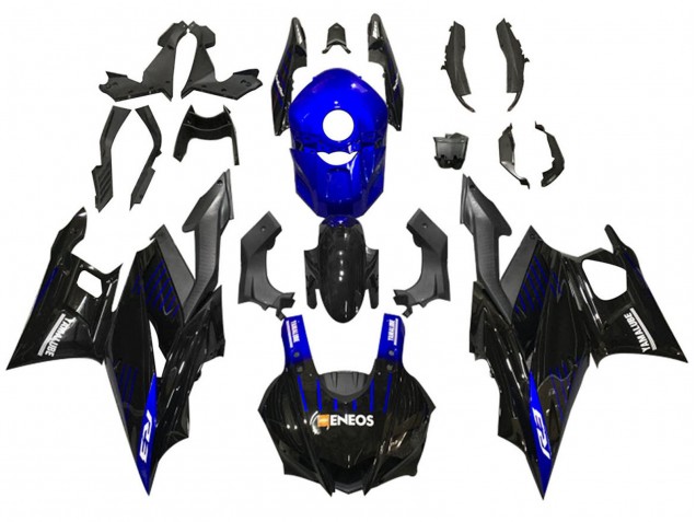 Carena Moto Yamaha YZF R3/R25 2022-2024 - Blu Nero ENEOS Yamalube