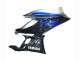 Carena Moto Yamaha YZF R3/R25 2022-2024 - Marmo Nero Argento Blu Forgiato Fibra di Carbonio Stile