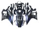 Carena Moto Yamaha YZF R3/R25 2022-2024 - Marmo Nero Argento Blu Forgiato Fibra di Carbonio Stile