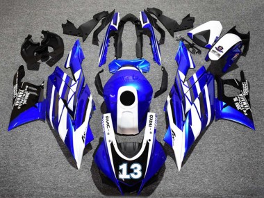 Carena Moto Yamaha YZF R3/R25 2022-2024 - Blu Bianco Nero Petronas Yamalube 13 Fabbrica