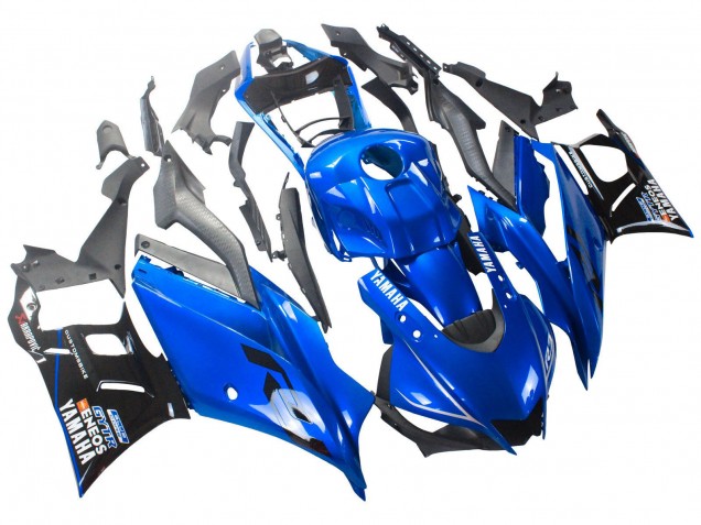 Carena Moto Yamaha YZF R3/R25 2022-2024 - Blu Nero ENEOS