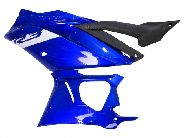 Carena Moto Yamaha YZF R3/R25 2022-2024 - Blu Bianco Nero Opaco