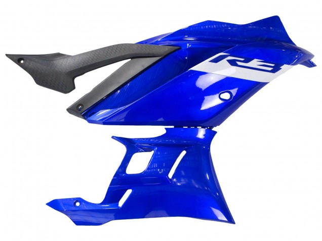 Carena Moto Yamaha YZF R3/R25 2022-2024 - Blu Bianco Nero Opaco