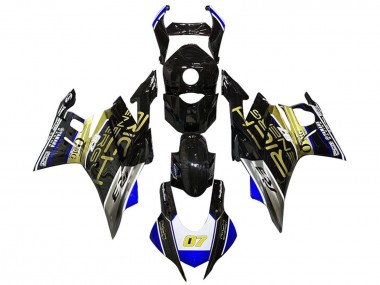 Carena Moto Yamaha YZF R3/R25 2022-2024 - Bianco Blu Oro Nero Lucido Fabbrica