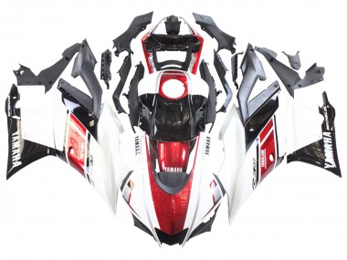 Carena Moto Yamaha YZF R3/R25 2022-2024 - Bianco Rosso Nero Yamalube Fabbrica