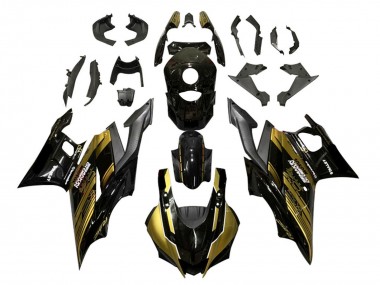 Carena Moto Yamaha YZF R3/R25 2022-2024 - Oro Nero Lucido Semakin Didepan Fabbrica