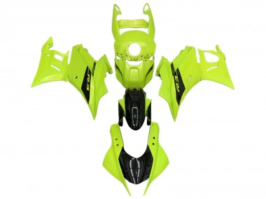 Carena Moto Yamaha YZF R3/R25 2022-2024 - Neon Verde Nero Lucido Fabbrica