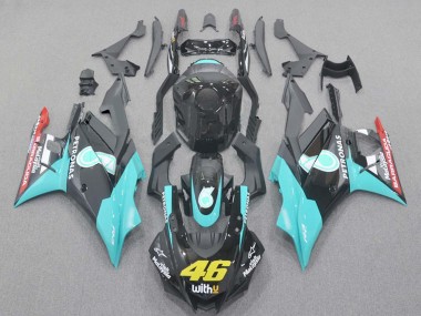 Carena Moto Yamaha YZF R3/R25 2022-2024 - Azzurro Chiaro Rosso Nero Petronas 46 Fabbrica