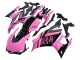 Carena Moto Yamaha YZF R3/R25 2022-2024 - Rosa Nero Lucido Mostro
