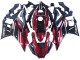 Carena Moto Yamaha YZF R3/R25 2022-2024 - Rosso Bianco Nero Lucido