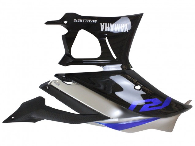 Carena Moto Yamaha YZF R3/R25 2022-2024 - Argento Blu Nero Lucido