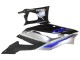 Carena Moto Yamaha YZF R3/R25 2022-2024 - Argento Blu Nero Lucido