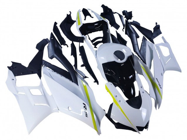Carena Moto Yamaha YZF R3/R25 2022-2024 - Bianco Giallo Nero