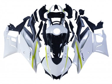 Carena Moto Yamaha YZF R3/R25 2022-2024 - Bianco Giallo Nero Fabbrica