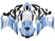 Carena Moto Yamaha YZF R3/R25 2022-2024 - Bianco Azzurro Chiaro