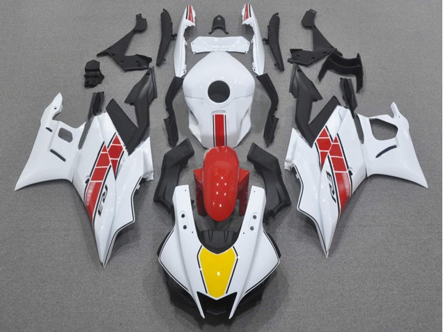 Carena Moto Yamaha YZF R3/R25 2022-2024 - Bianco Rosso Giallo Nero