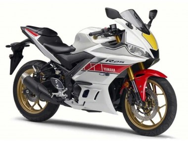Carena Moto Yamaha YZF R3/R25 2022-2024 - Bianco Rosso Nero Fabbrica