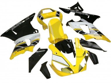 Carena Moto Yamaha YZF R3/R25 2022-2024 - Giallo Bianco Nero Motul Fabbrica