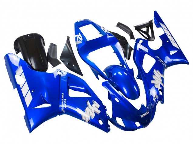 Carena Moto Yamaha YZF 1000 R1 1998-1999 - Blu Bianco