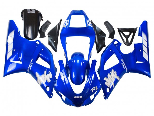 Carena Moto Yamaha YZF 1000 R1 1998-1999 - Blu Bianco