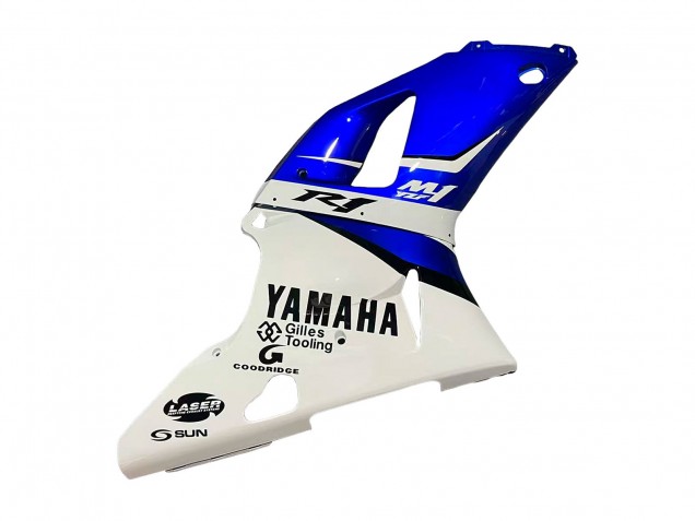 Carena Moto Yamaha YZF 1000 R1 1998-1999 - Bianco Blu Nero