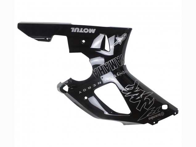 Carena Moto Yamaha YZF 1000 R1 2000-2001 - Nero Lucido Bianco Mostro Motul