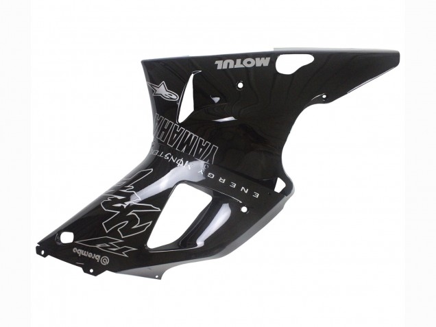 Carena Moto Yamaha YZF 1000 R1 2000-2001 - Nero Lucido Bianco Mostro Motul