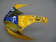 Carena Moto Yamaha YZF 1000 R1 2000-2001 - Bianco Giallo Blu Motul Cammello