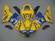 Carena Moto Yamaha YZF 1000 R1 2000-2001 - Bianco Giallo Blu Motul Cammello
