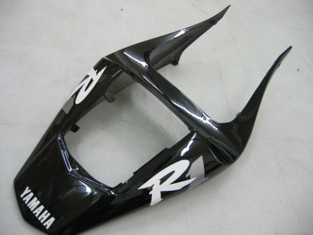 Carena Moto Yamaha YZF 1000 R1 2000-2001 - Nero Lucido Bianco Decal