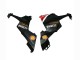 Carena Moto Yamaha YZF 1000 R1 2002-2003 - Rosso Argento Nero Santander