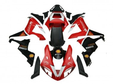 Carena Moto Yamaha YZF 1000 R1 2002-2003 - Rosso Argento Nero Santander Fabbrica