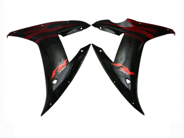 Carena Moto Yamaha YZF 1000 R1 2002-2003 - Rosso Nero Fiamma