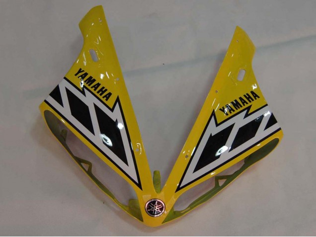 Carena Moto Yamaha YZF 1000 R1 2004-2006 - Giallo Bianco Nero Lucido