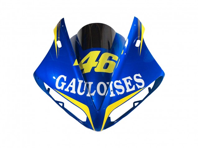 Carena Moto Yamaha YZF 1000 R1 2004-2006 - Blu Bianco Giallo Motul Gauloises 46