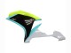 Carena Moto Yamaha YZF 1000 R1 2007-2008 - Azzurro Chiaro Verde Lime Nero