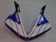 Carena Moto Yamaha YZF 1000 R1 2009-2011 - Bianco Blu Nero M1